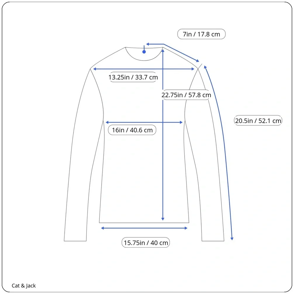 Cat & Jack Girls Long Sleeve T-Shirt - Picture 5 of 5
